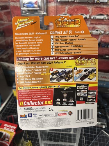 N35 JOHNNY LIGHTNING GOLD 1950 CHEVY 3100 PICKUP WHITE JLCG026 TRUCK - Picture 4 of 4