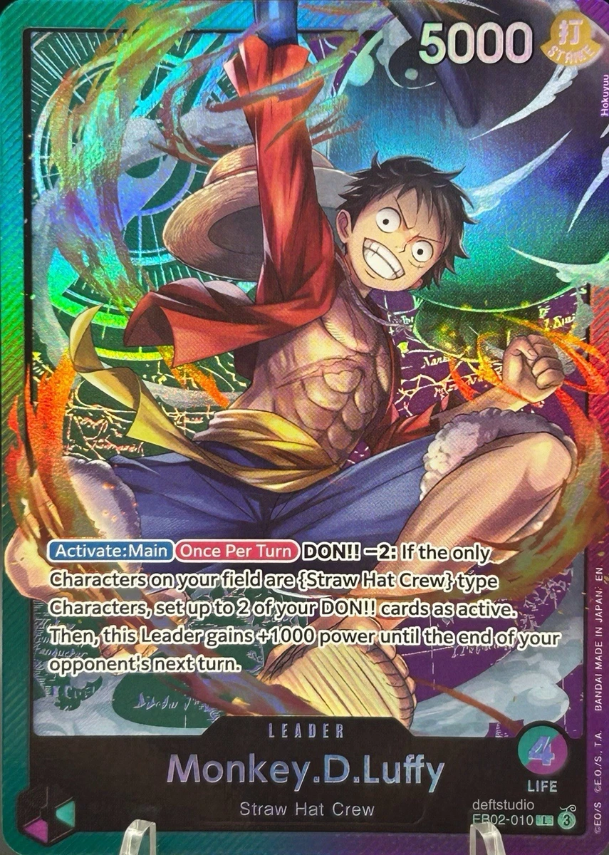 Monkey.D.Luffy EB02-010 One Piece Promotion Cards for sale | eBay