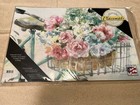 24 CounterArt Paper Placemats Floral Basket W Table Setting Guide New Sealed USA