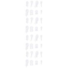  32 Pcs DIY Crystal Epoxy Mini Jellyfish Design Marine Filling Stuff Silicone
