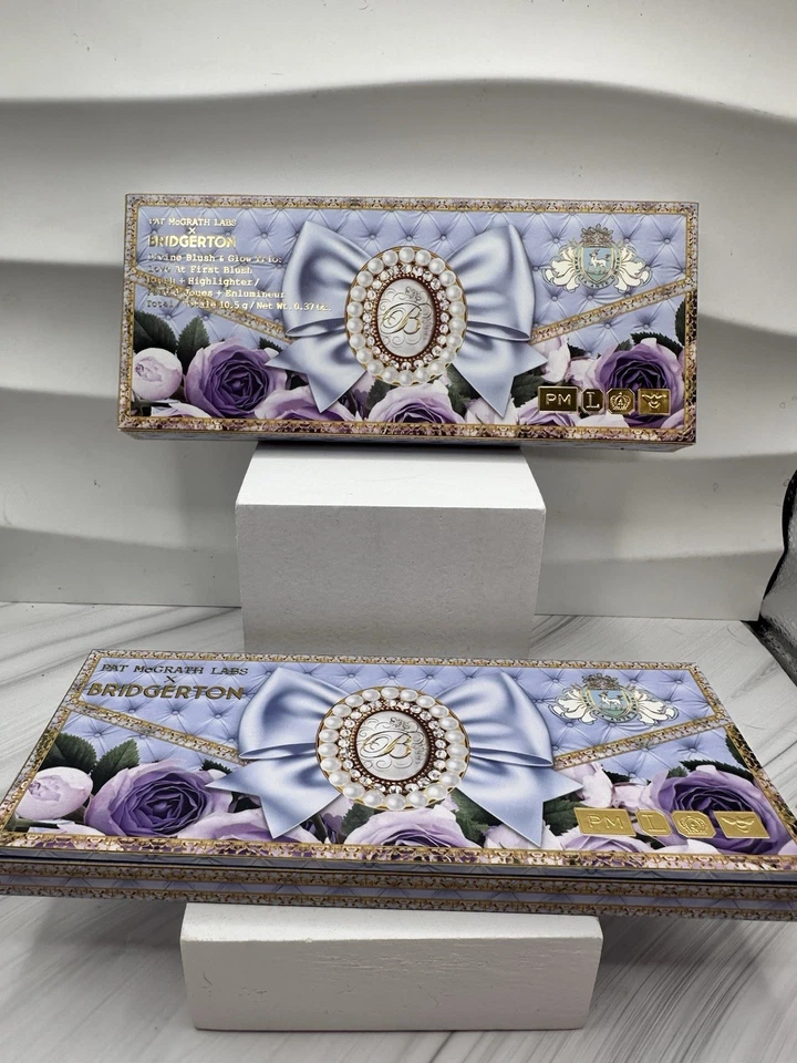 PAT MCGRATH x Bridgerton Divine Blush Glow Trio Love at First Blush Palette NEW - Image 3 of 4