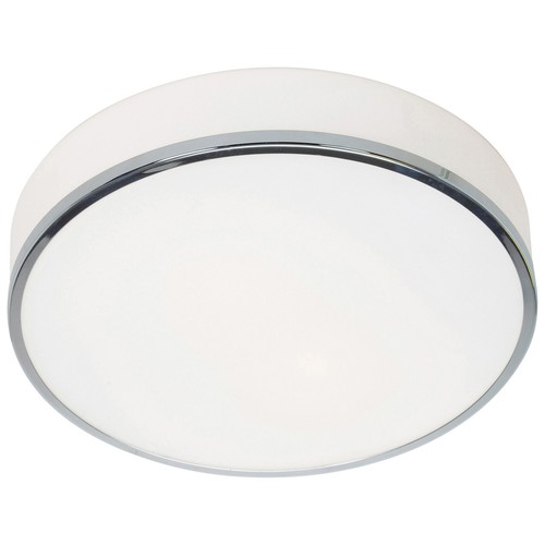 Access Lighting 20671 Aero 2 Light 13"W LED Flush Mount Drum - Chrome