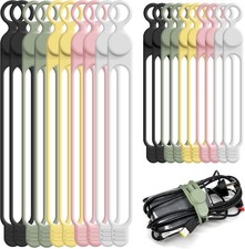 Reusable Silicone Cable Ties Organizer