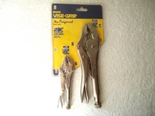 " NOS " Irwin Vise Grip 2 Piece Set 1,10WR,1,5WR Vise Grip Set " Great Gift "