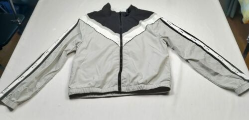 Victoria Secret PINK XS/Small Gray Light Jacket Coat Wind Breaker Full Zip