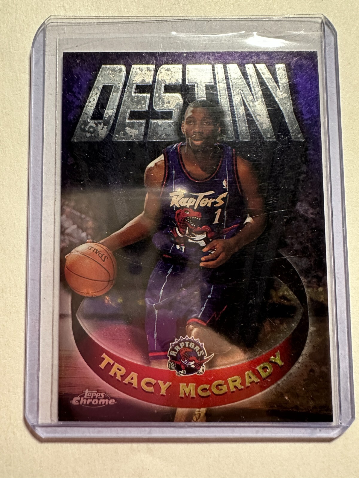 K19,592 - 1997-98 Topps Chrome Destiny #D6 Tracy McGrady