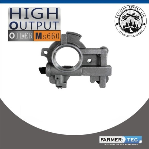 High Output/ Flow Oil Pump For Stihl 066 MS660 MS650 Replaces 1122 640 3201 - Picture 2 of 2