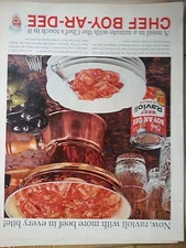 1962 Chef Boy-Ar-Dee Ravioli Original Print Ad