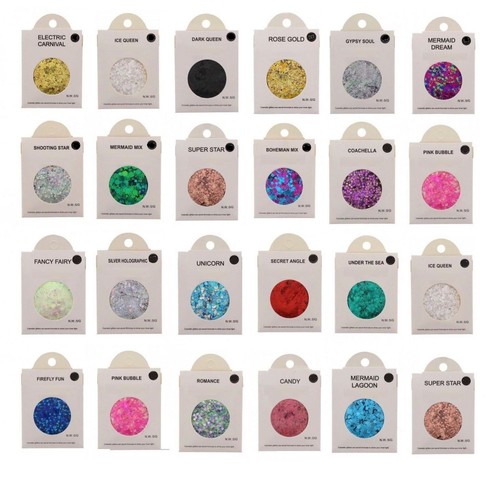 Holographic Glitter Acrylic Nail Art Powder 5g - Multi Colors UK - Picture 8 of 29