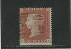 GREAT BRITAIN n° 8 1d. red brown 1854 used value 30 €