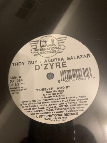 D'Zyre - Forever Amor - DJ International - 12" versiegelt - 1990 - DJ International - Bild 4 von 4