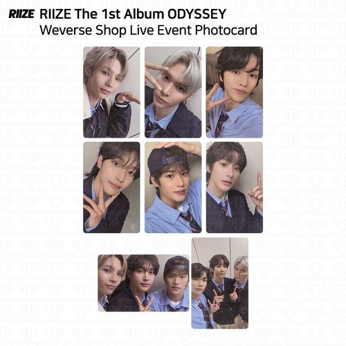 Tarjeta fotográfica de evento en vivo RIIZE The 1st Album ODYSSEY Weverse Shop KPOP K-POP WONBIN - Imagen 1 de 16