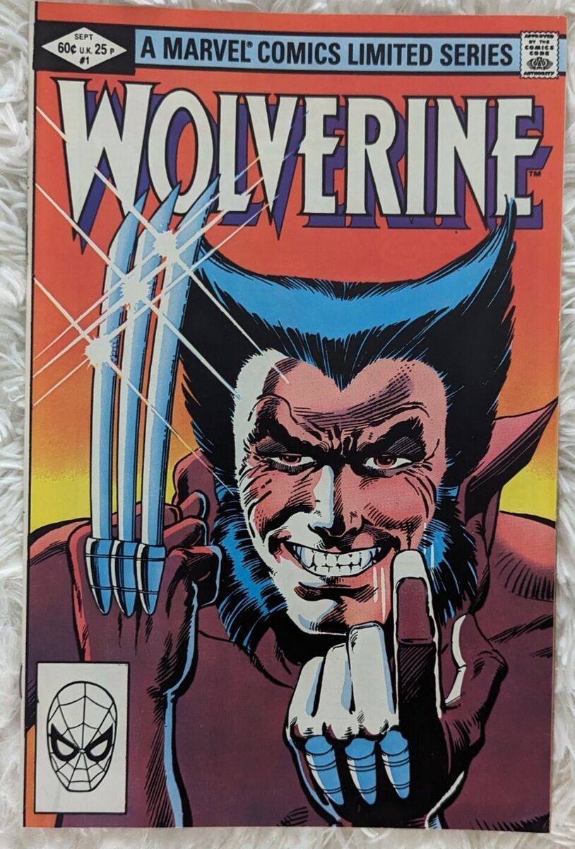 Wolverine #1 Sept. 1982 Marvel - Wolverine SEPT 60 Cents U.K. 25 p #1 Wolverine #1 Sept. 1982 Marvel - Wolverine SEPT 60 Cents U.K. 25 p #1