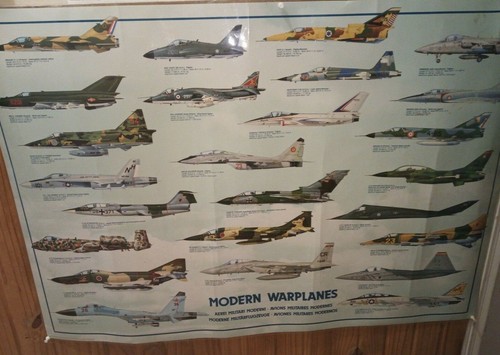 Modern Jet Kampfflugzeuge laminiertes Poster groß 39" x 27" - Bild 1 von 4