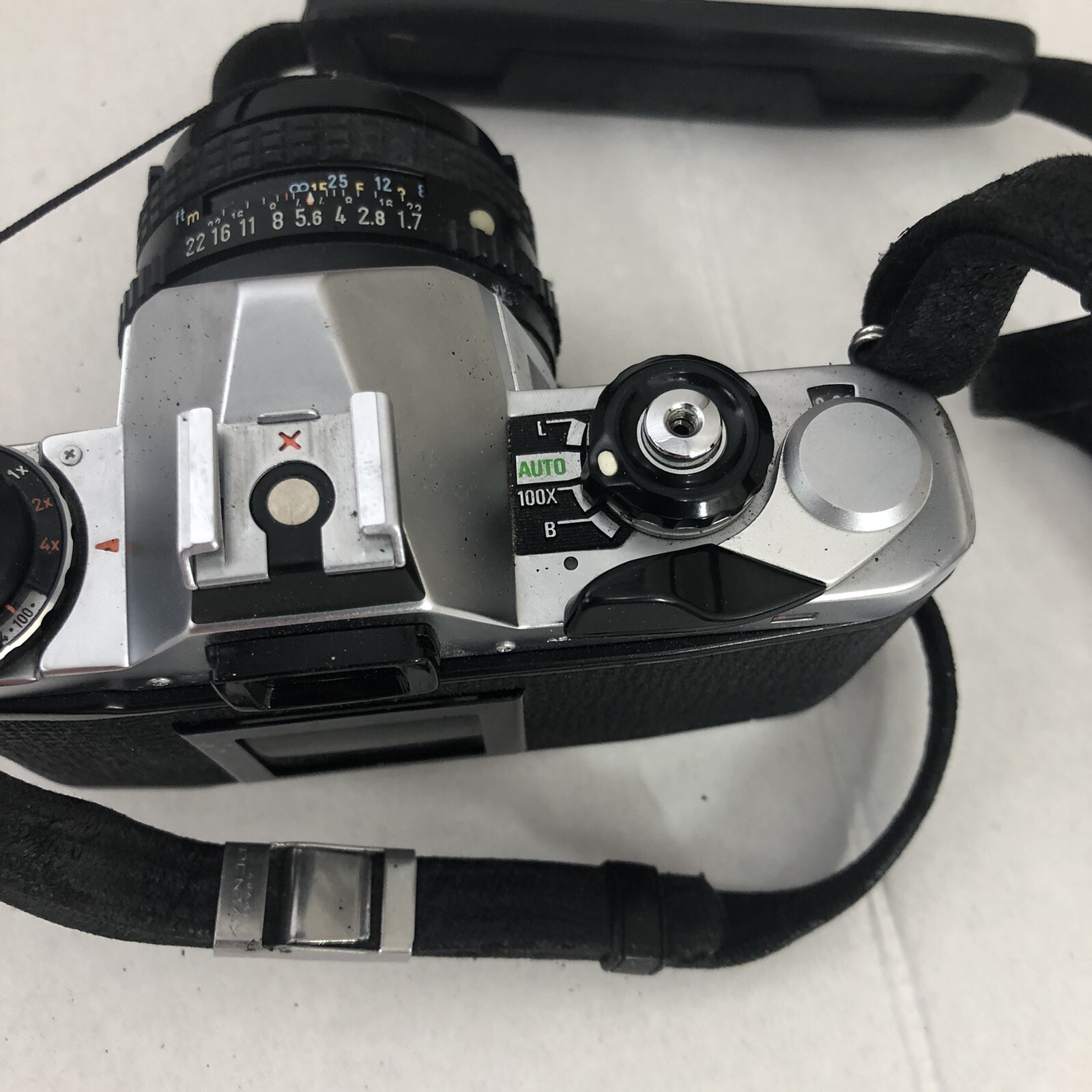 Vintage Pentax Asahi ME Super 50mm Film Camera with Case and Manual Geweldige goedkope deals