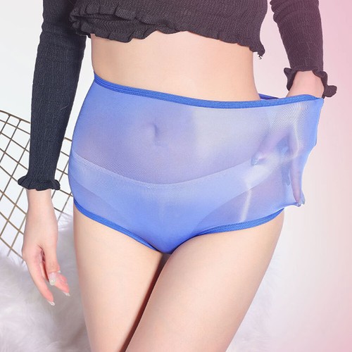 Plus Size Womens See Through Oil Shiny Glossy Briefs Underwear Panties Knickers. - Picture 31 of 96