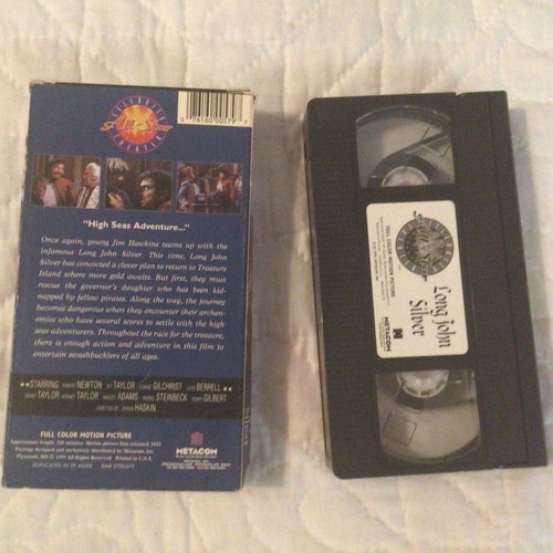 Long John Silver starring Robert Newton VHS - Picture 2 of 3