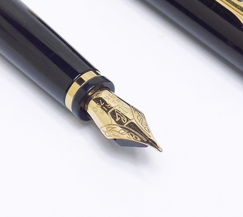 PENNA STILOGRAFICA VINTAGE WATERMAN PREFACE LACCA NERA - NUOVA CON SCATOLA ORO 18K - Foto 3 di 9
