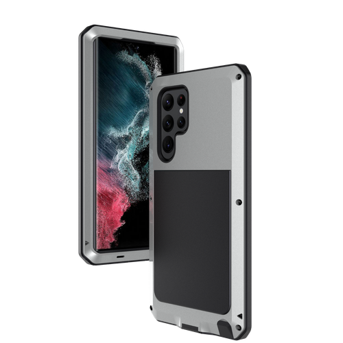 Heavy-duty Tank Metal Silicone Shockproof Case Cover f Samsung S23 S24 S25 Ultra - Picture 6 of 15