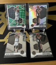 2020 21 PANINI MOSAIC DEVIN VASSELL ROOKIE SILVER PRIZM NBA DEBUT & BASE LOT (3)