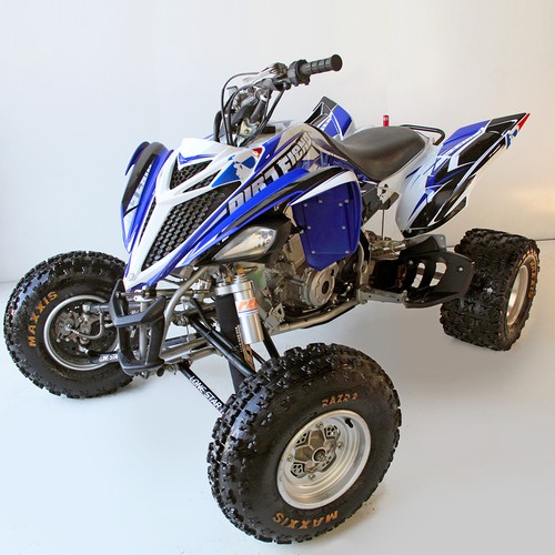 Raptor 700 Graphics 13-Newer DFR “Twist” Black Orange Sides/Fenders Yamaha - Picture 5 of 5