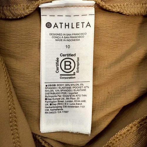 Athleta Trekkie North High Rise Jogger Big Sur Brown Pan Athletic Women 10 - Picture 7 of 8
