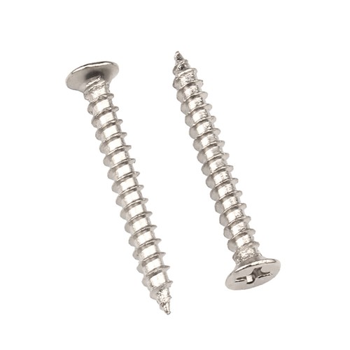 Small Micro Screw Nickel Phillips Countersunk Flat Self Tapping Screws M1-M3 - Picture 5 of 9