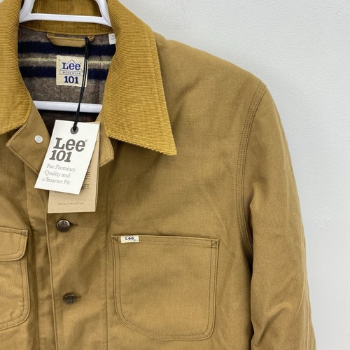 LEE 101 Workwear Jacke Herren Large Barn Chore Duck Decke Wolle 70er gefüttert Loco - Bild 9 von 15