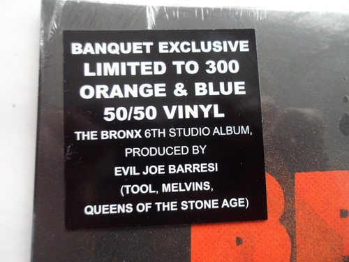 THE BRONX - THE BRONX LP ORANGE & BLUE 50/50 VINYL LTD EDITION *MINOR SLV SCUFFS - Imagen 3 de 10
