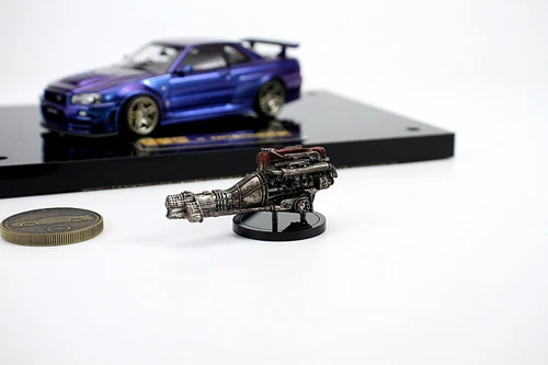 PGM 1/43 Alloy diecast car model Nissan GTR R34 full open magic purple - Picture 9 of 20