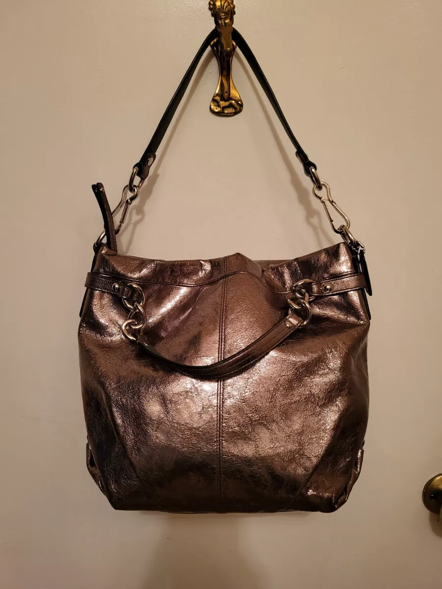Coach cheap pewter purse