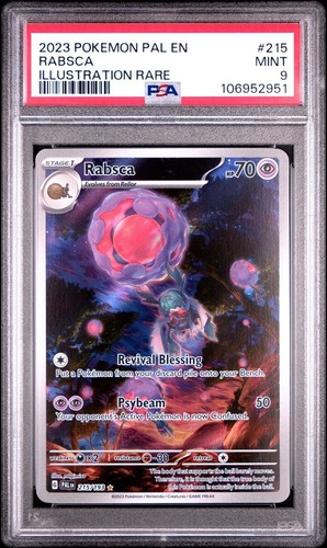Rabsca 215/193 S&V: Paldea Evolved Illustration Rare Pokemon TCG PSA 9 Mint 