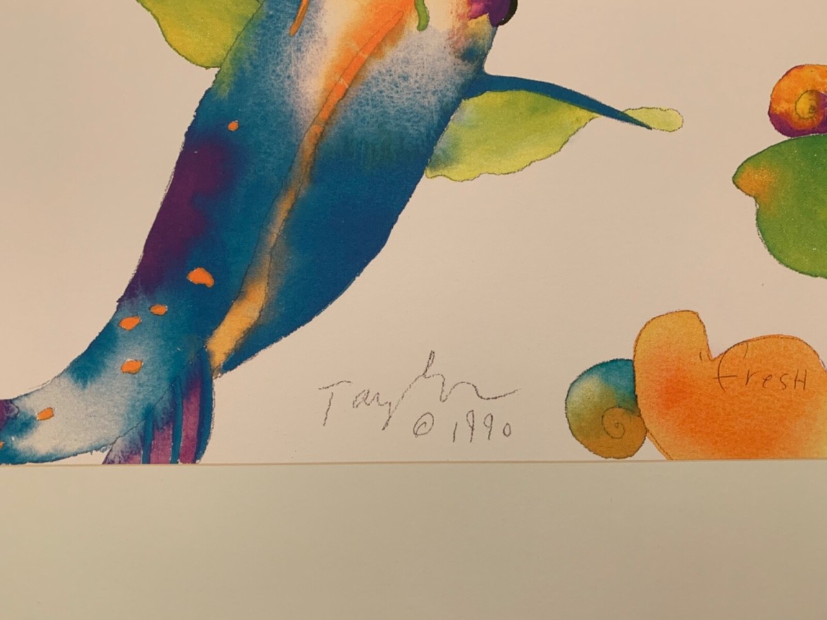 TRACY TAYLOR,'FRESH, NOT FROZEN,1990' AUTHENTIC 1991 ART PRINT | eBay