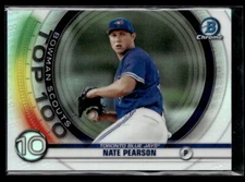 Nate Pearson - 2020 Bowman Chrome Bowman Scouts Top 100 #BTP-10 Toronto