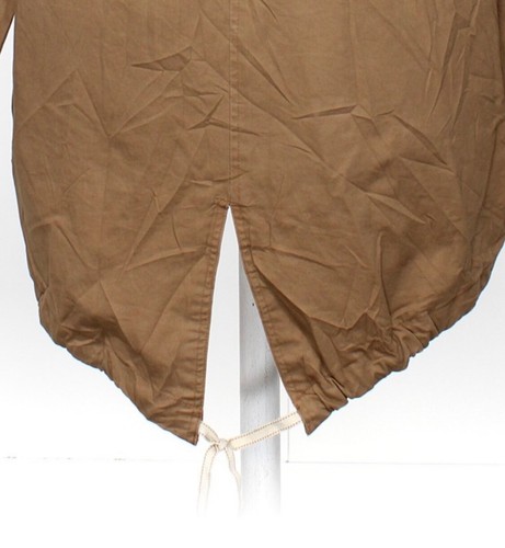 Abrigo con Capucha Faded Glory XL Bronceado Ligero Cola Cintura Cintura Cintura Cremallera - Imagen 3 de 3