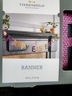 New Threshold Happy Easter Floral Banner home decor