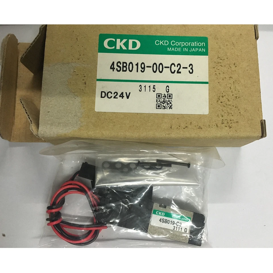 NEW 1PC For CKD 4SB019-00-C2-3 DC24V Pneumatic Solenoid Valve #Y - Image 2 of 2