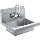 Wall Mount Nsf Hand Wash Sink Commercial Utility Basin Sink Stainless Steel
