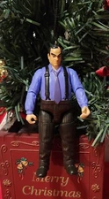 DC BATMAN OSWALD COBBLEPOT PENGUIN CUSTOM CHRISTMAS ORNAMENT POSABLE HTF NEW