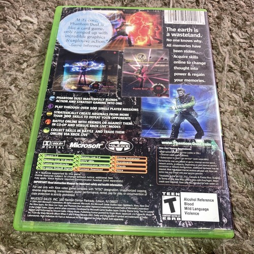 Phantom Dust (Microsoft Xbox, 2005) Complete In Box (CIB) - Picture 7 of 20