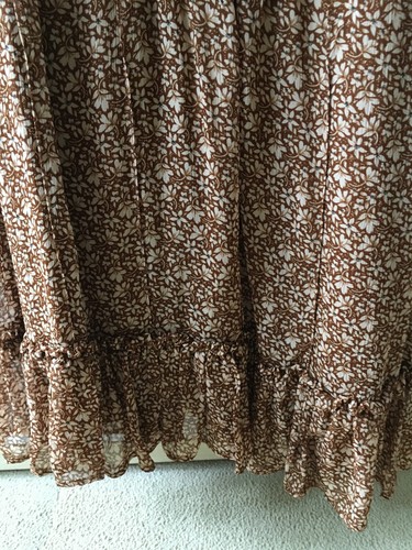 Französisches Mini-Kleid, Millefleuers braun-beige, Größe 36, Marke Sezane - Bild 3 von 12