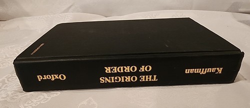 The Origins of Order by Stuart A. Kauffman HC/GD First Edition No Dust Jacket - Picture 4 of 6