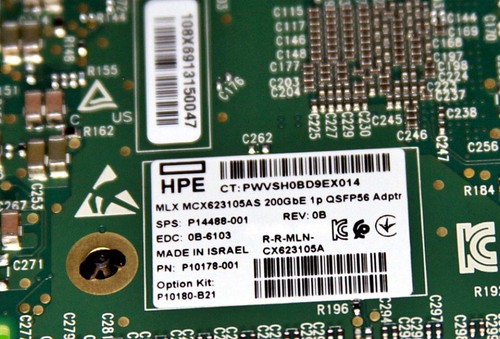 Adaptador HPE P10178-001 200GbE 1P QSFP56 MCX623105AS P14488-001 - Imagen 3 de 3