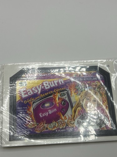 2005 Topps Wacky Packages Bonus Sticker Card Easy Burn Bake Oven Spoof B3 NM - Bild 3 von 4