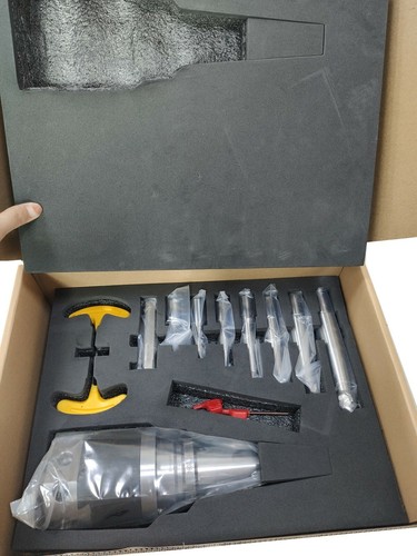 BT40-NBH2084 Ausdrehkopf + (8 Bohrstangen) CNC Bearbeitung Custom Hartmetall Stangenwerkzeug - Bild 10 von 11