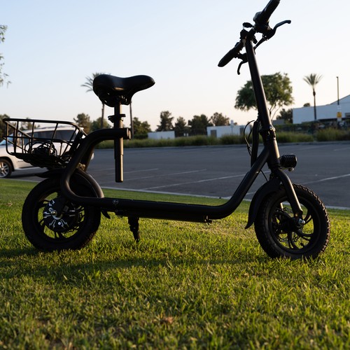450W Sports Electric Scooter with Seat Electric Moped Commuter Electric Bike US - Picture 17 of 50