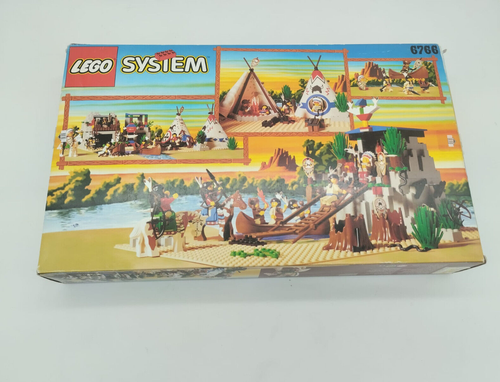 LEGO 6766 Rapid River Village Western Indians NEW MIB VERY GOOD Indianerdorf - Picture 8 of 23