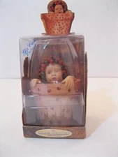 Anne Geddes BABBIES ARE THE MOST AMAZING MIRACLE Cherry Baby In Flower Pot