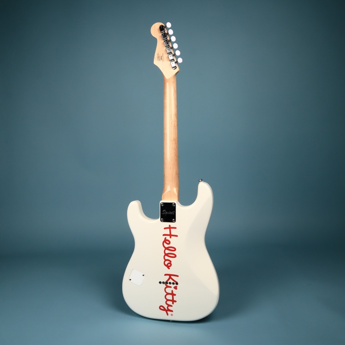 ギター Fender Hello Kitty White Stratocaster Squier by Fender Limited Edition Hello Kitty White