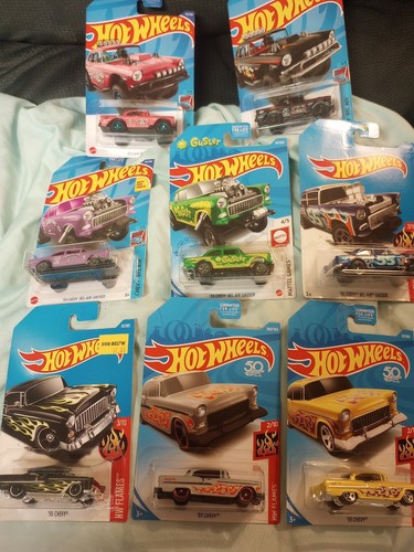 Hot Wheels '55 CHEVY BEL AIR , BIG AIR and Reg.55 Chevy ,DIFFERENT COLOR'S!!!!! - Picture 1 of 9